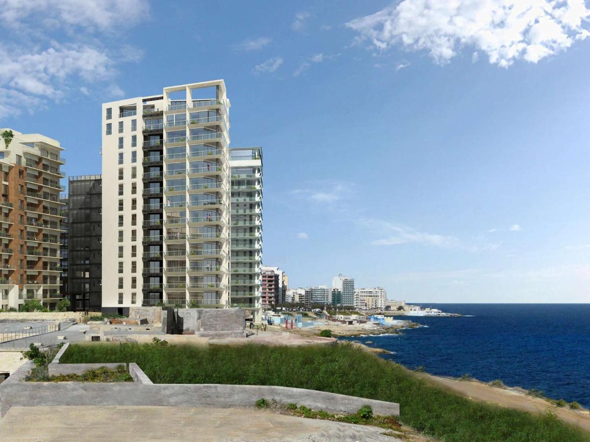 Prime Location Apartment With Side Seaviews Σλιέμα Εξωτερικό φωτογραφία