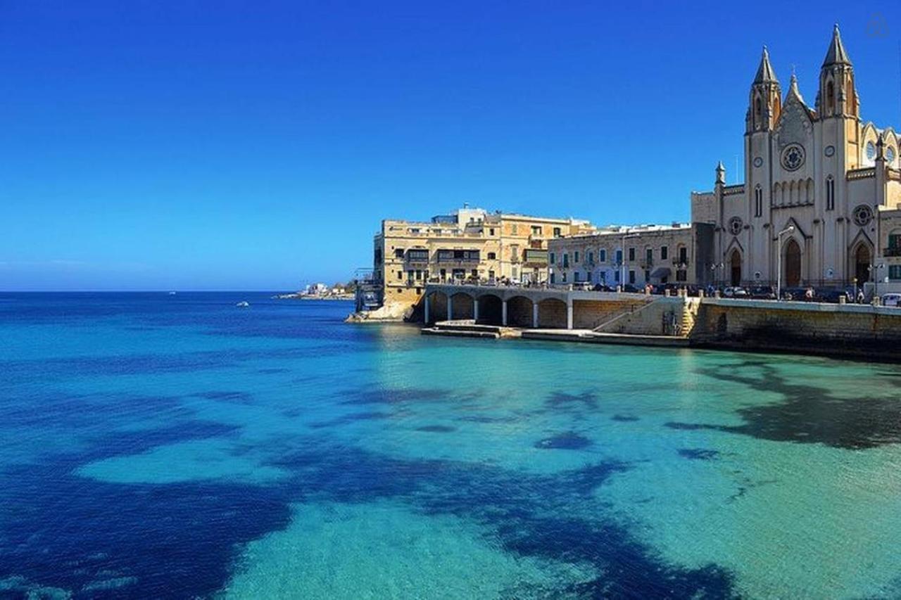 Prime Location Apartment With Side Seaviews Σλιέμα Εξωτερικό φωτογραφία